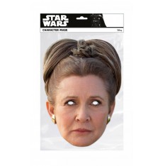 Papírová maska Princezna Leia