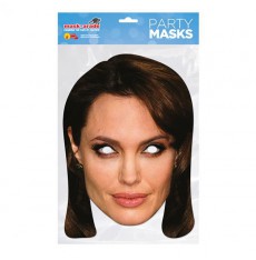 Papírová maska Angelina Jolie